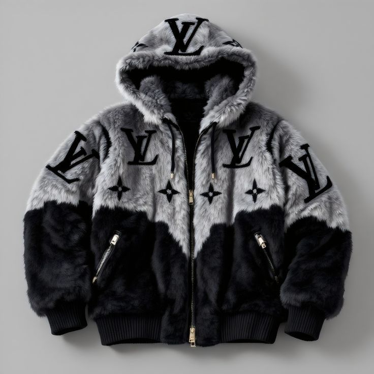 SADAM LV Monogram Fur Bomber