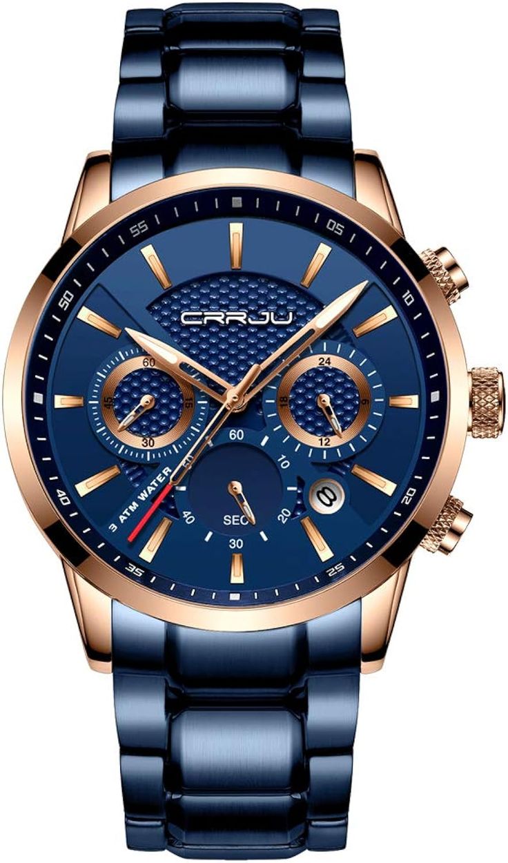 SADAM CRRJU Blue Chronograph